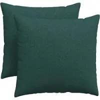 vidaXL Zitkussens 2 pcs Stof Donkergroen 50 x 50 cm