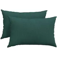 vidaXL Zitkussens 2 st Stof Donkergroen 60 x 40 cm