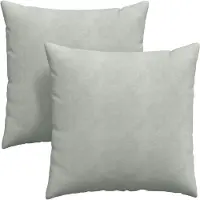 vidaXL Zitkussens 2 pcs Lichtgrijs 80 x 80 cm Corduroy stof