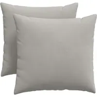 vidaXL Zitkussens 2 pcs Lichtgrijs 50 x 50 cm Stof
