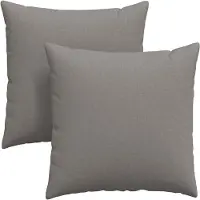 vidaXL Zitkussens 2 pcs Taupe 60 x 60 cm Stof