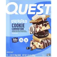Quest Nutrition Overload Bars - 12 repen - Cookie Dough