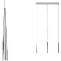 Paulmann Gutta 70930 LED-hanglamp LED LED vast ingebouwd 21 W Aluminium (geborsteld)