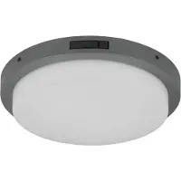 TRIO Plafondlamp Bermejo rond antraciet