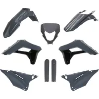 Polisport Complete plastic kit BLAUW/WIT