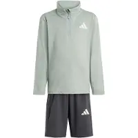 Adidas Trainingspak 'Goto' antraciet / lichtgrijs / wit