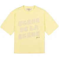 Garcia Shirt geel / donkerlila / zwart