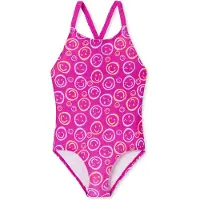 Schiesser Badpak ' Aqua Kids ' bessen / fuchsia / donkerroze