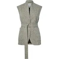 Y.A.S Bodywarmer 'YAStabby' zwart / wit