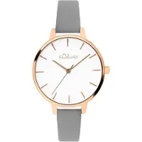 s.Oliver Analoog horloge rose-goud / grijs