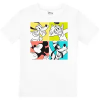 Disney Jongens Mickey Mouse Box T-Shirt (Wit)