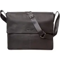 Juscha Urban Laptoptas 38 x 8 x 30 cm Leer Zwart