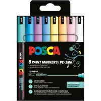 Posca Extra Fine Tip 8 Pc (401673) Marker Pen Veelkleurig Kinderen