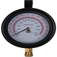 Ks Tools 150.2326 Manometer Ø 100,0 mm, 0 - 10 bar met 1/4 snelkoppeling