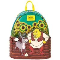 Loungefly Dreamworks Mini Rugzak van , Shrek & Ezel, Zonnebloemenveld