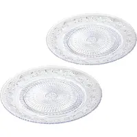 PlasticForte Kunststof borden - set 16x stuks - ontbijt/gebaksbordjes en dinerborden - 18 en 25 cm