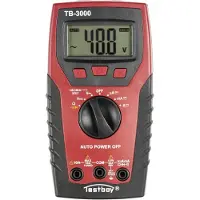 Testboy TB-3000 Multimeter Digitaal CAT IV 600 V Weergave (counts): 2000