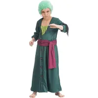 Rubies Verkleedkostuum - CHAKS - Zoro - Groen - 7-8 jaar - One Piece Licentie