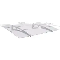 vidaXL Deurluifel 150x90 cm PET zilverkleurig en transparant