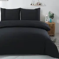 Dreamhouse Dekbedovertrek Bali Black Katoen-240 x 200 / 220 cm | Lits-Jumeaux