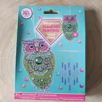 XO Style Diamond painting, wind shime, uil, hobby, ontspanning, creativiteit, diy kit