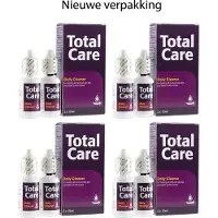 Totalcare Blink Cleaner - 8 x 15 ml - Premium Dagelijkse Lenzenvloeistof voor Harde Contactlenzen - Conserveermiddelvrij - Reisformaat