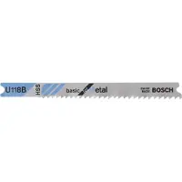 Bosch Powertools Stichsägeblatt U 118 B Basic for Metal, 3er-Pack