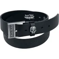 Rock Rebel by EMP Riem - Decorate Your Belt - zwart - Maat 120 cm