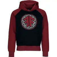 Amon Amarth Trui met capuchon - Logo - S tot XXL - voor Mannen - zwart-bordeaux - Maat L