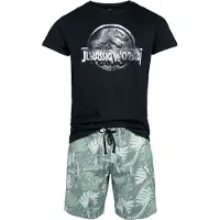 Jurassic Park Pyjama - Jurassic World - S tot 3XL - voor Mannen - meerkleurig - Maat L