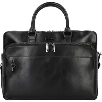 GUESS Aktentas 'Boston' zwart