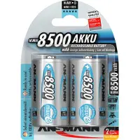 Ansmann Oplaadbare D / HR20 Ni-MH Batterijen (2 stuks, 8500 mAh)