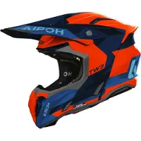 Airoh Twist 3 Fancy Crosshelm Blauw/Oranje M