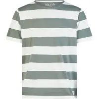 Phil&Co. Pyjama kort ' Monday ' groen / kaki / wit