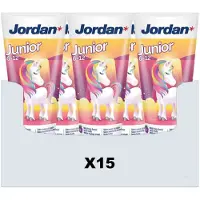 Jordan 15x Tandpasta Junior 6-12 jaar 50 ml