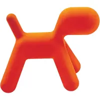 Magis Puppy Dog Ottoman Small | Orange 1001 C (ok outdoor)