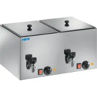 Saro Worstwarmer Met Kraan | Inclusief rooster | RVS