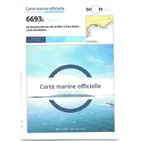 PLASTIMO Montserrat-marie Galante Shom Marine Charts 7345 L Transparant 84 x 120 cm