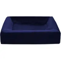 Bia bed royal fluweel hoes hondenmand navy -3 70x60x15 cm