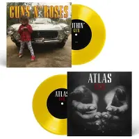 GEFFEN Guns N' Roses - Nothin' / Atlas Collector Limited Edition Lp Single