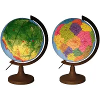 Zachem Wereldbol Polen 32cm Verlicht 2-in-1: Fysiek & Administratief