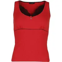 Vive maria Top - Coquette Top - M tot XXL - voor Vrouwen - rood | Maat M