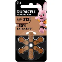 Duracell 3x Gehoorapparaat Batterijen 312 6 stuks