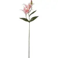 Mica Decorations TIJGERLELIE KUNSTBLOEM - L65 CM - ROZE