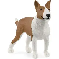 Schleich SLH13966 Farm World - Bullterriër Hondenfiguur, speelgoed voor kinderen vanaf 3 jaar