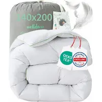 Welldora Dekbed 140 x 200 | 100% Extra Zacht Veren- en Donsdekbed | Zorgvuldig Getest, Oeko-Tex, Allergievriendelijk | RDS-keurmerk voor Dierenwelzijn | Winterdekbed Veren en Dons 140 x 200
