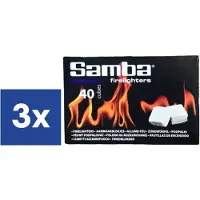 Samba Aanmaakblokjes - 3 x 40 stuks