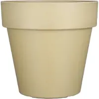 Mica Decorations Orion Plantenbak - H28.5 x Ø30 cm - Vezels - Geel