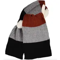 Sarlini - Kids - Jongens - Knit - Sjaal - Multi - Black - 4/8 jaar