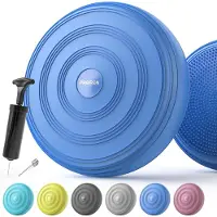 PROIRON Balzitkussen, balanskussen, luchtkussen, balansmat, noppenkussen - kern, fitness, revalidatie, coördinatie- en rugtraining.